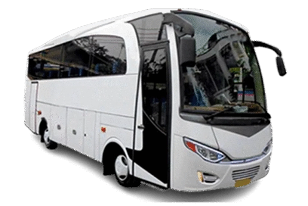 sewa medium bus, transportasi rombongan nyaman, bus pariwisata keluarga, rental bus sedang murah, jasa bus untuk event kantor
