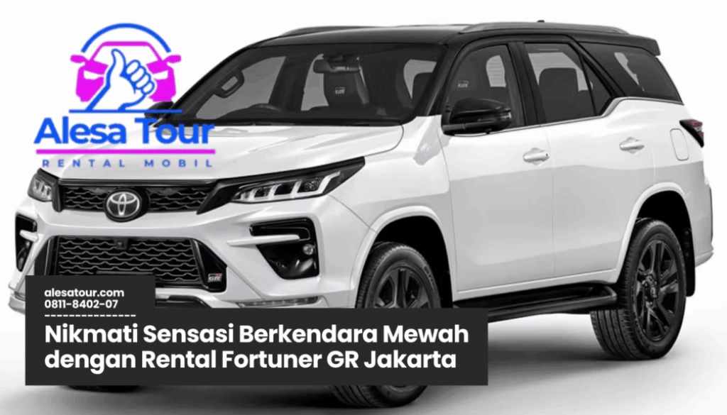 Rental Fortuner GR Jakarta dengan tampilan sporty